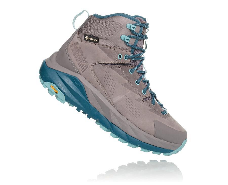 Hoka One One Hiking Boots Womens Grey - Kaha GORE-TEX - 40135DOJI